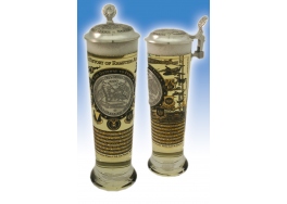 Ramstein Airbase Column Glass with pewter lid