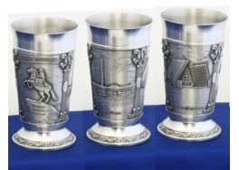 Russia Pewter Goblet