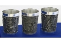 Car, Airplaine and Motorcylce Pewter Goblet