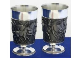 Musketry Pewter Goblet