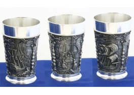 Firefighters Pewter Goblet